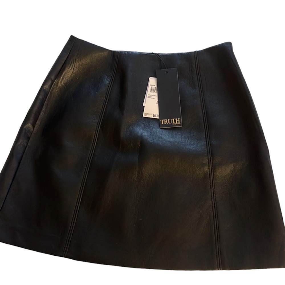 TRUTH by Republic Mini Faux leather skirt